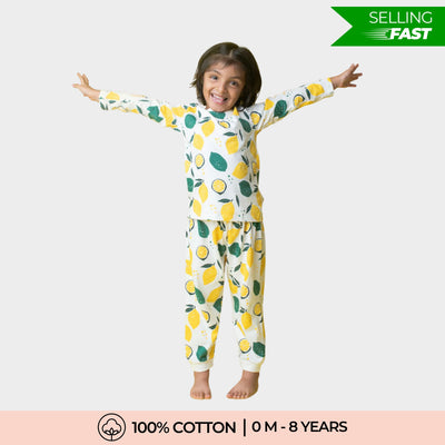 Full Sleeves Unisex Co-ord Set | Lemon Joy