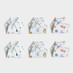 6 Pack Muslin Nappies | Sailor, Jungle Jingles, Breakfast