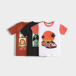 3 Pack Half Sleeves T-Shirt | Zoo, Game Mode, Car Ride