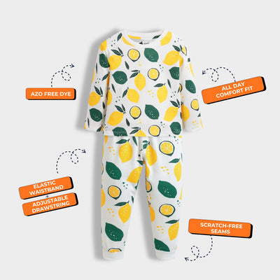 Full Sleeves Unisex Co-ord Set | Lemon Joy