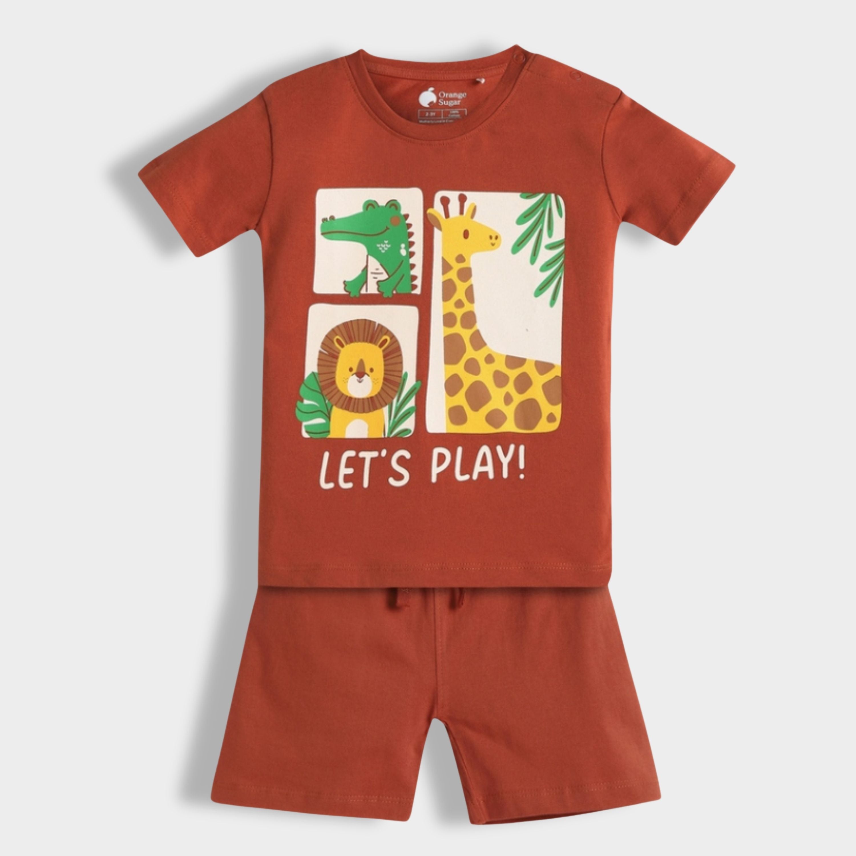 T-Shirt & Shorts Unisex Co-ord Set | Little Zoo
 – orangesugar