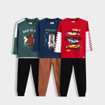 3 Pack Full Sleeves Unisex Co-ord Set | Race To Win, Space Shuttle, Fast Wheels