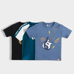 3 Pack Half Sleeves Unisex T-Shirts | I Am Cool, Fearless Lion, Little Rockstar