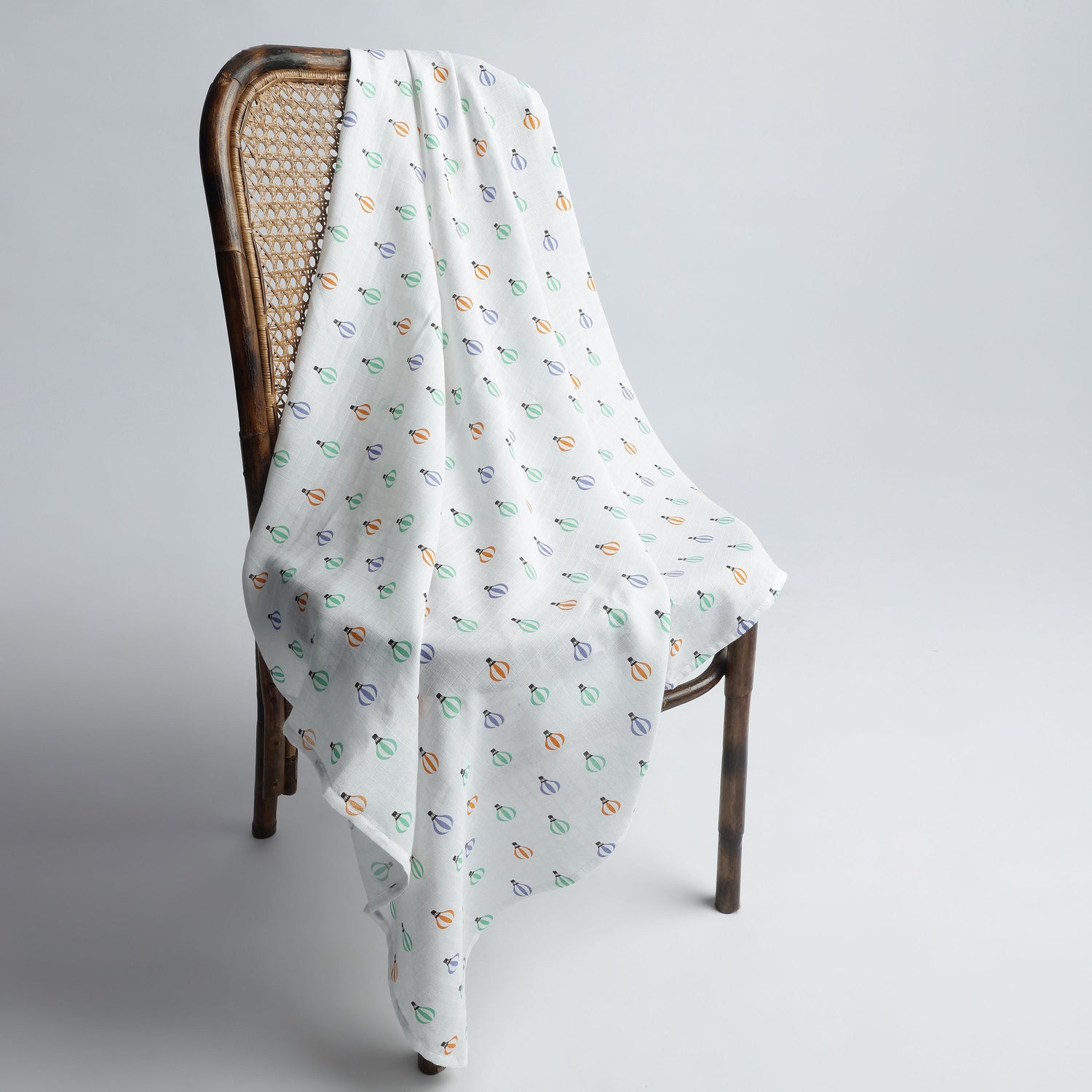 3 Pack Muslin Swaddle | Balloon Ride, Starry, Sweet Oranges