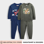 2 Pack Sweatshirt & Joggers | Fly High, Wild Pals