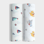 2 Pack Muslin Swaddle | Jungle Jingles, Sailor