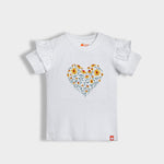 Girls Top | Blooming Heart