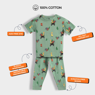 3 Pack Half Sleeves Unisex Co-ord Set | Lemon, Circus, Jungle