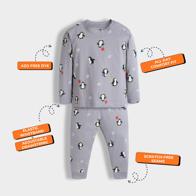 Full Sleeves Unisex Co-ord Set | Party Penguin