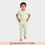 Half Sleeves Unisex Co-ord Set | Orange Bliss