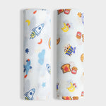 2 Pack Muslin Swaddle | Starry Safari, Yummy Breakfast