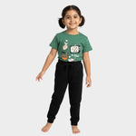 Half Sleeves Unisex T-Shirt & Joggers Set | Korea Love