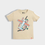 Half Sleeves Tee | Plane Ride