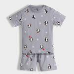T-Shirt & Shorts Unisex Co-ord Set | Party Penguin