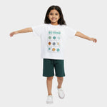 T-Shirt & Shorts Unisex Co-ord Set | Little Planet