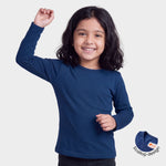 Full Sleeves Girls Top | Diesel Blue
