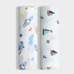 2 Pack Muslin Swaddle | Starry, Sailor