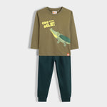Full Sleeves Unisex T-Shirt & Joggers Set | Crocooldile