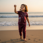 Half Sleeves Unisex T-Shirt & Joggers Set | Firefly Magic