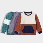 3 Pack Unisex Sweatshirts | Orange Crew, Light Purple, Rust Brown
