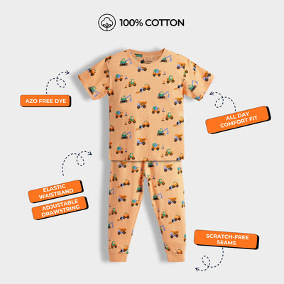 Half Sleeves Unisex Co-ord Set | JCB Adventure