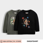 2 Pack Sweatshirts | Wild Pals, Space Kid