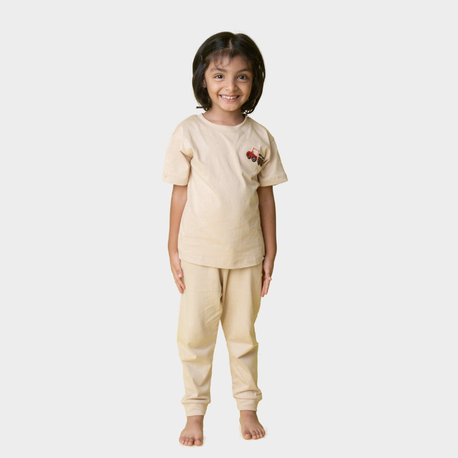 Half Sleeves Unisex Co-ord Set | Beep Truck