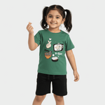 T-Shirt & Shorts Unisex Co-ord Set | Korea Love