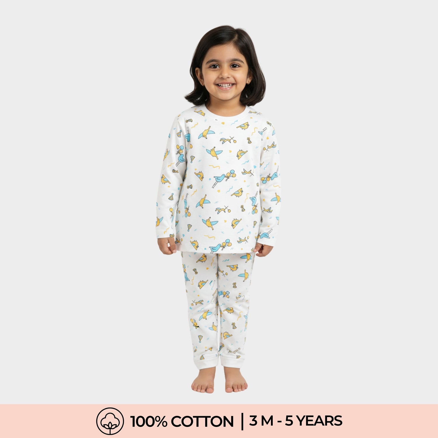 Full Sleeves Unisex Co-ord Set | Bird Day