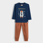 Full Sleeves Unisex T-Shirt & Joggers Set | Space Shuttle