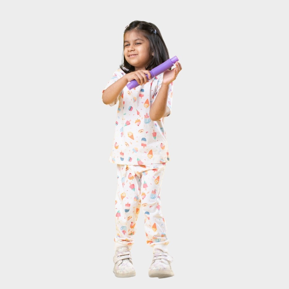 Half Sleeves Unisex Co-ord Set | Frosty Treat