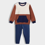 Unisex Sweatshirt & Joggers Set | Rust Brown