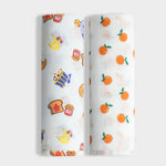 2 Pack Muslin Swaddle | Breakfast, Sweet Oranges