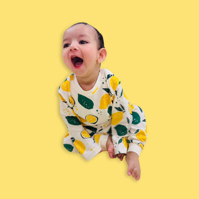 4 Pack Full Sleeves Unisex Co-ord Set | Space, Lemon, Penguin & Cheetah