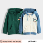 2 Pack Winter Hoodies | Game Day, School Bus