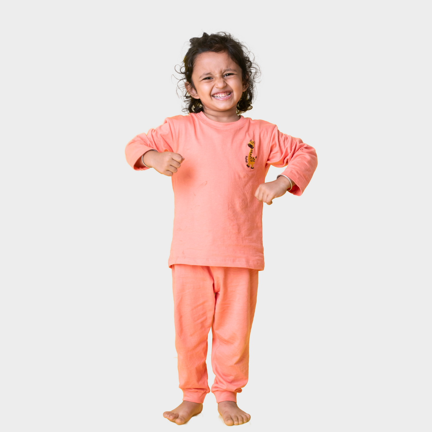 Full Sleeves Unisex Co-ord Set | Giraffe Joy
