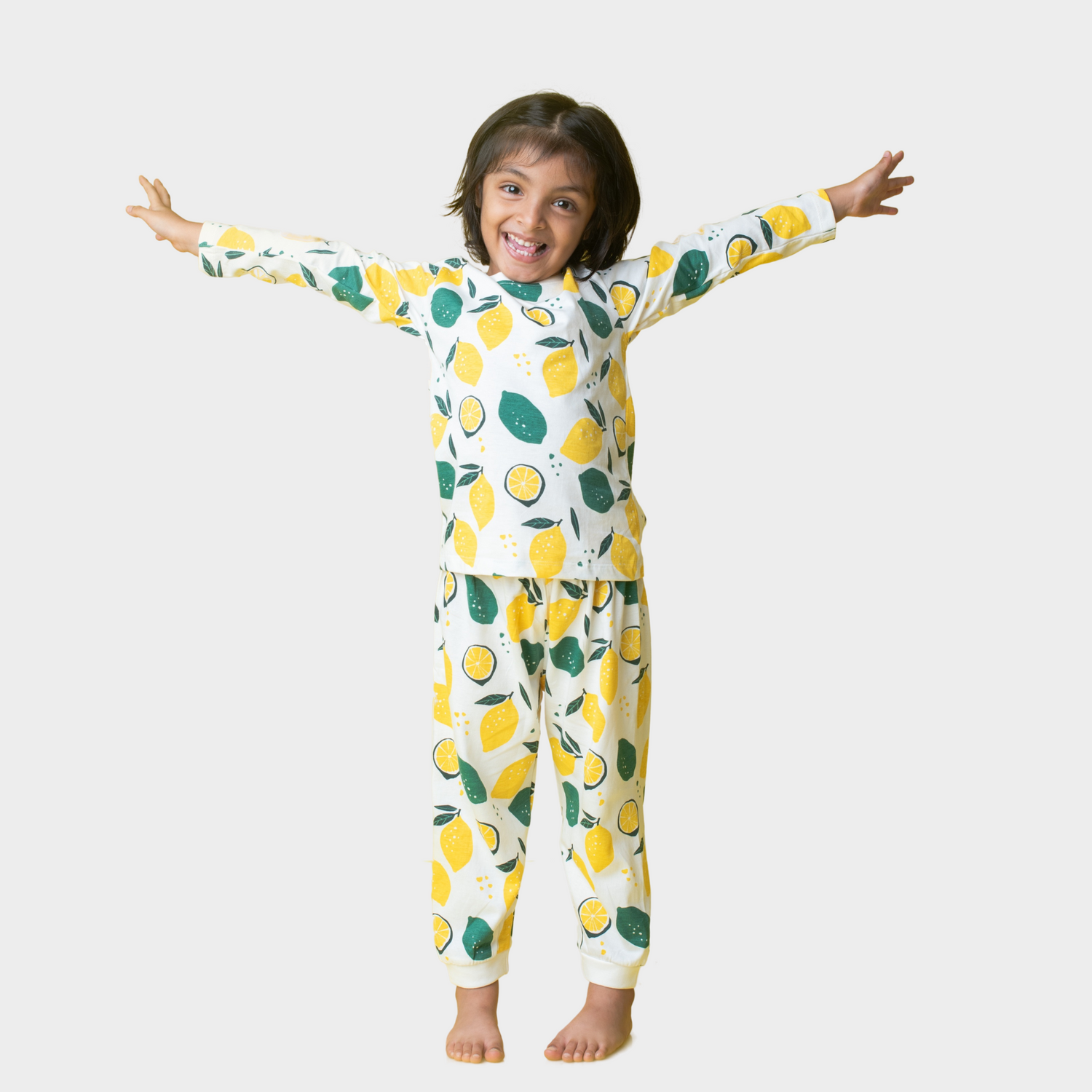 Full Sleeves Unisex Co-ord Set | Lemon Joy