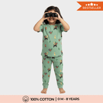 Half Sleeves Unisex Co-ord Set | Jungle Safari