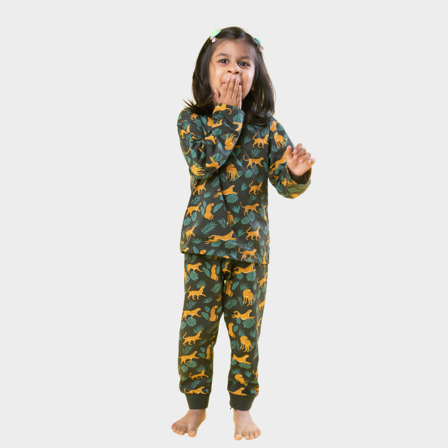 Full Sleeves Unisex Co-ord Set | Cheetah Chase
