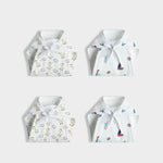 4 Pack Muslin Nappies | Jolly Giraffe, Little Sailor