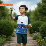 T-Shirt & Shorts Unisex Co-ord Set | Mini Ocean