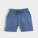 Cotton Shorts | Air Force Blue