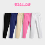 5 Pcs Leggings | Black, Royal Blue, Beige, Pink, White