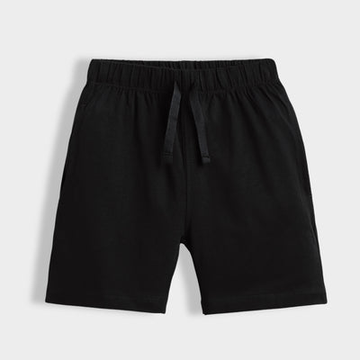 4 Pcs Cotton Shorts | Black, Grey, Brown, Green