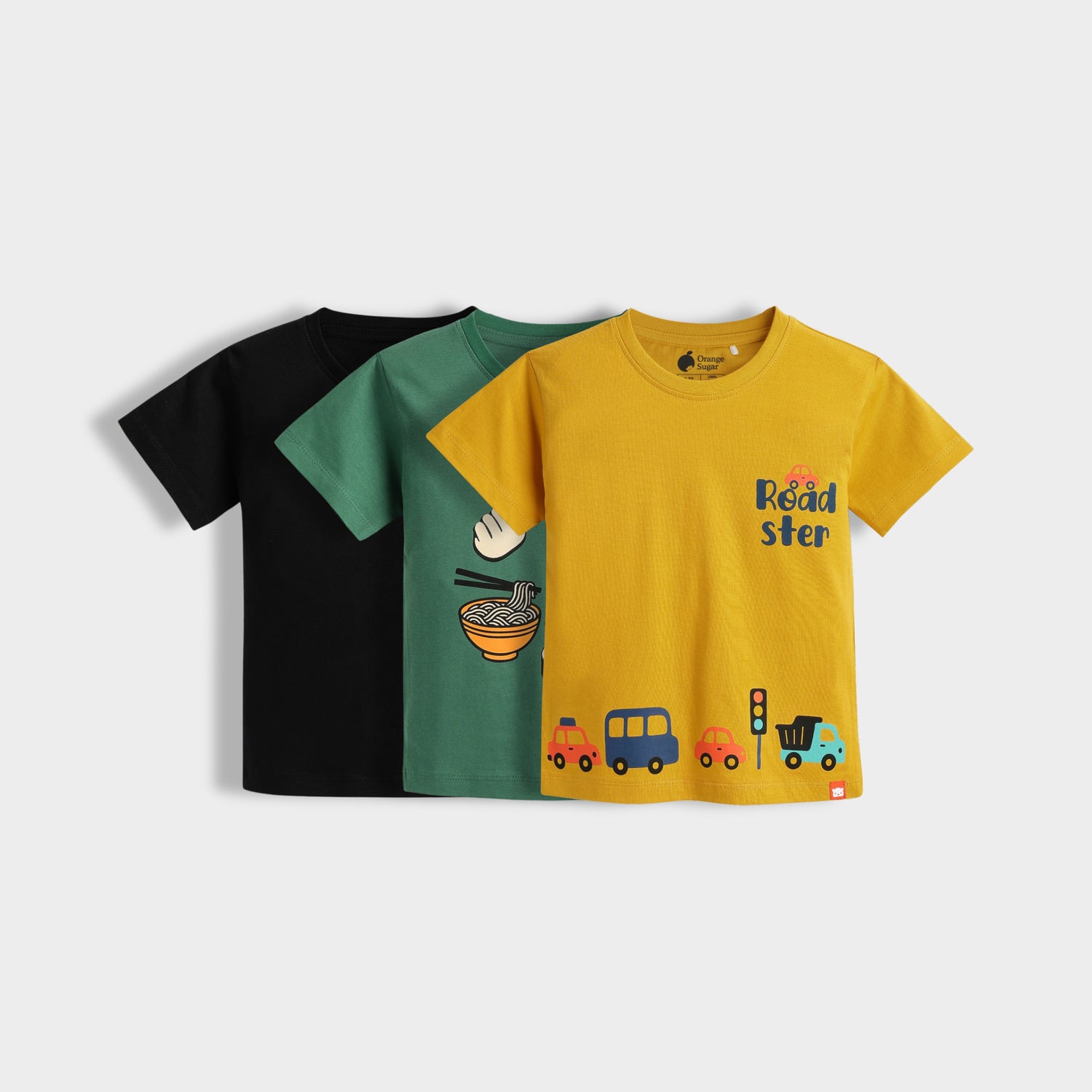 3 Pack Half Sleeves Unisex T-Shirts | Traveller, Korea, Road Trip