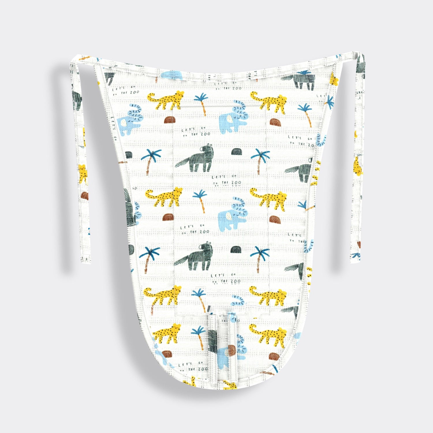 6 Pack Muslin Nappies | Zoo, Black Dots, Black Heart