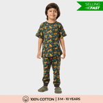 Half Sleeves Unisex Co-ord Set | Cheetah Chase