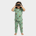 Half Sleeves Unisex Co-ord Set | Jungle Safari