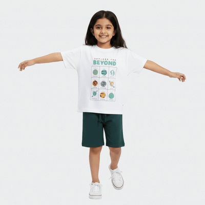 T-Shirt & Shorts Unisex Co-ord Set | Little Planet