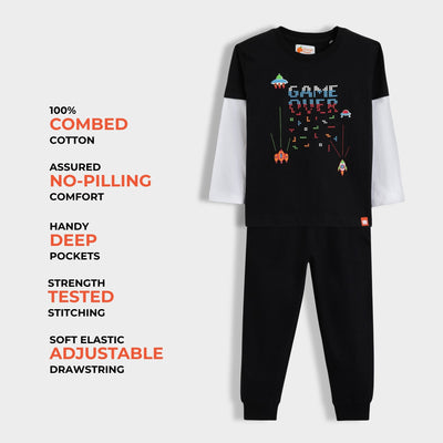 Full Sleeves Unisex T-Shirt & Joggers Set | Game Buddy